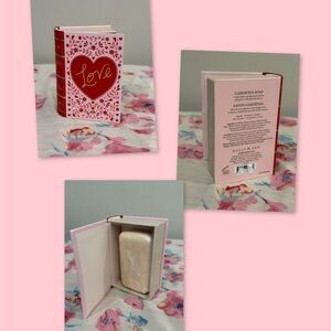 Sweet Molly & Rex Gardenia soap -Love Soap Book - Red and Pink- Scented